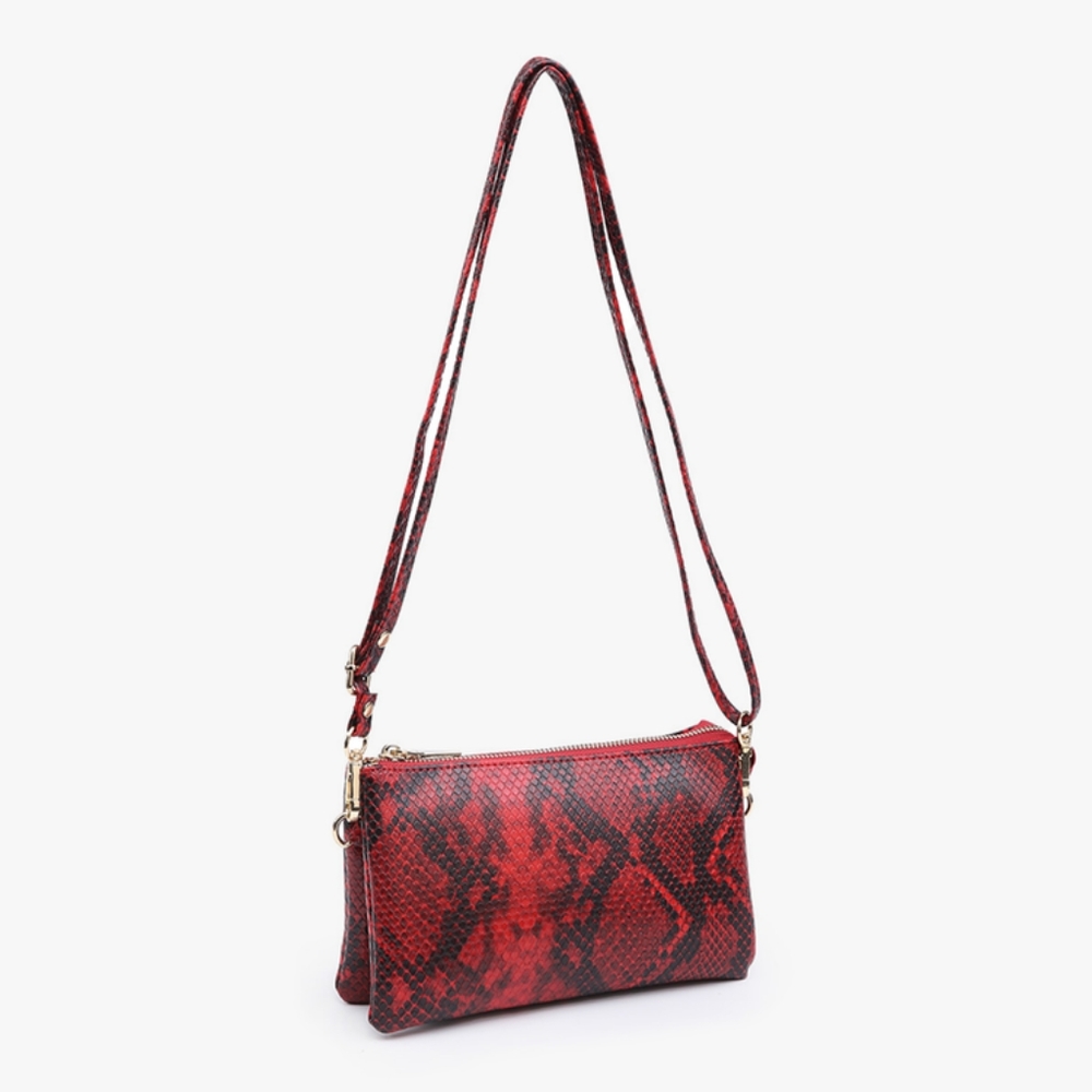 Jen & Co Snakeskin print crossbody